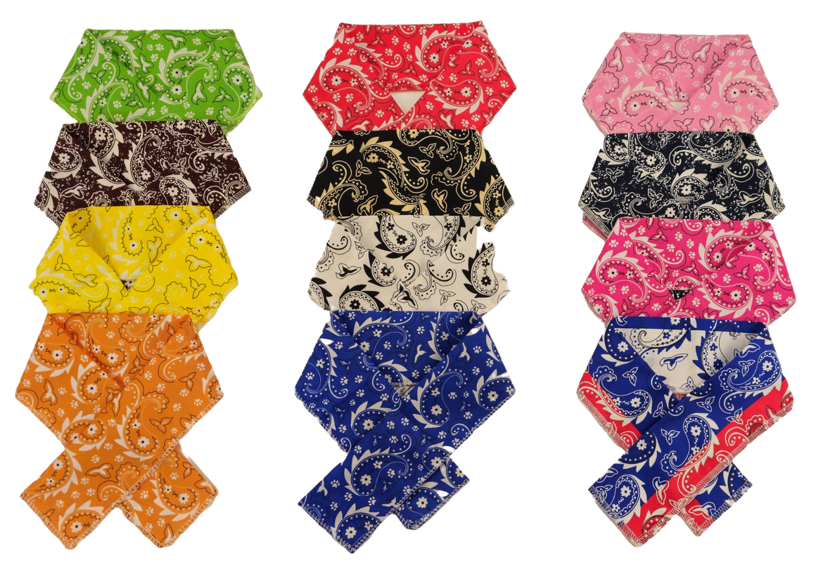 PKSCRF5 12 Assorted Patriotic Scarf 