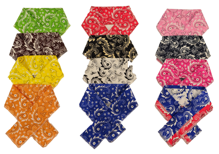 PKSCRF5 12 Assorted Patriotic Scarf 