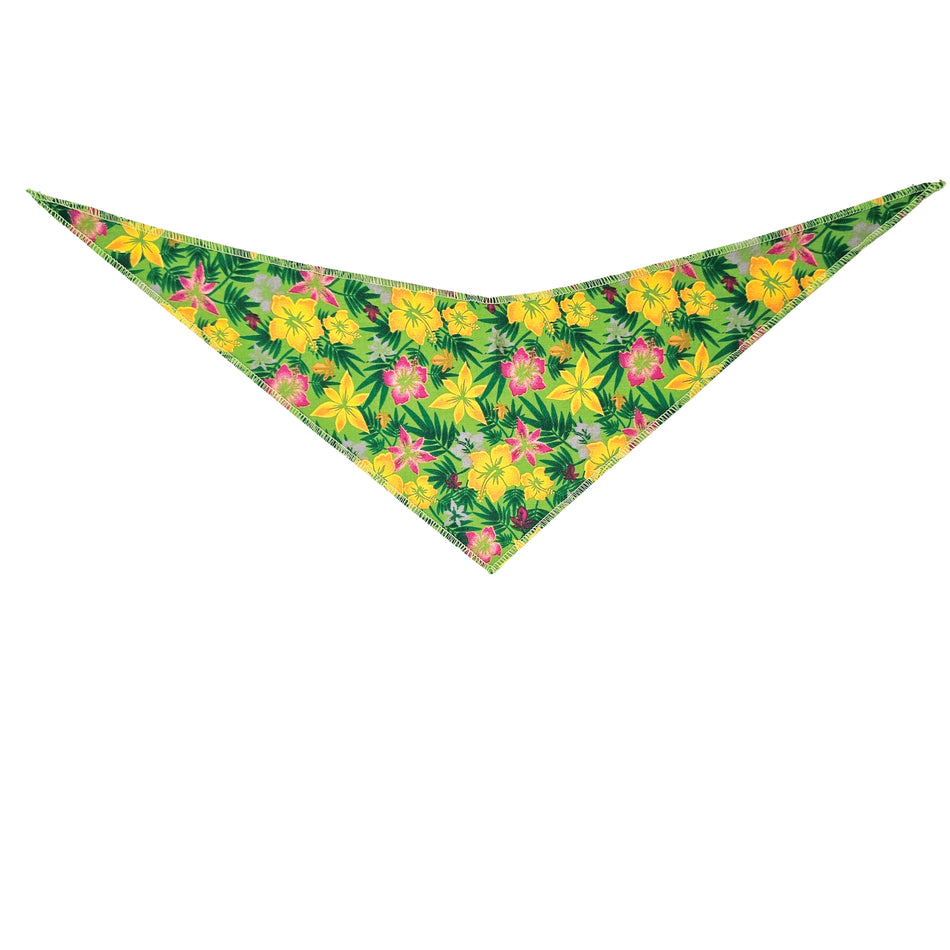 Spring/Summer Tie-On Triangle Dog Bandana | Premium V-Neck Pet Bandana for Grooming, Style & Fashion S3102