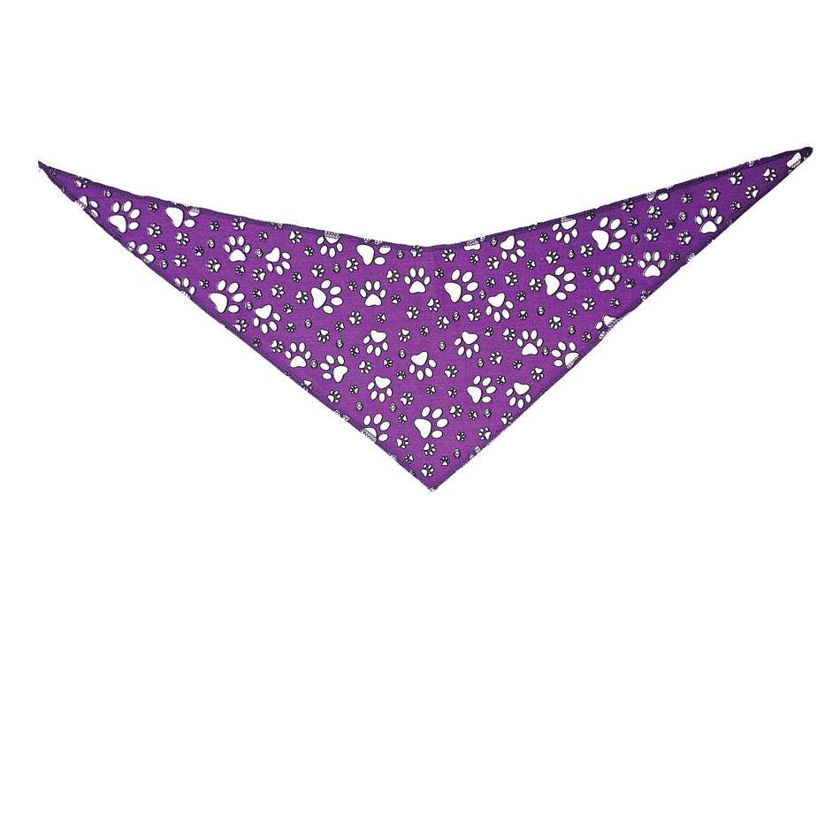 Paws & Bones Tie-On Triangle Dog Bandana | Premium V-Neck Pet Bandana for Grooming, Style & Fashion S3114