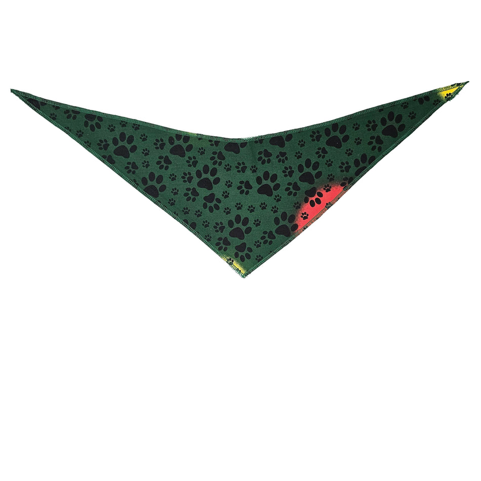 Paws & Bones Tie-On Triangle Dog Bandana | Premium V-Neck Pet Bandana for Grooming, Style & Fashion S3115