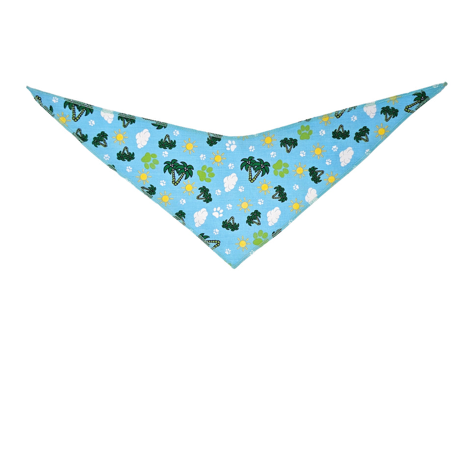 Summer Tie-On Triangle Dog Bandana | Premium V-Neck Pet Bandana for Grooming, Style & Fashion S3141