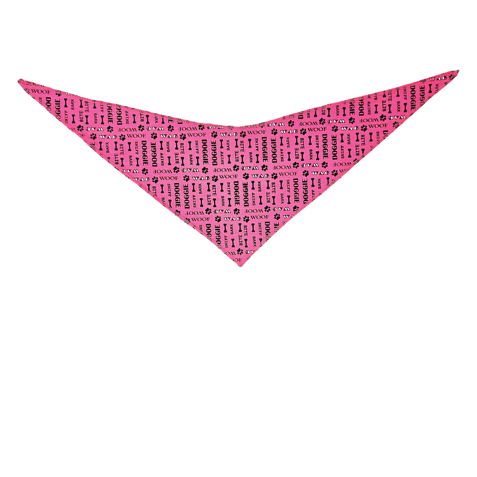 Doggie_Casual Tie-On Triangle Dog Bandana | Premium V-Neck Pet Bandana for Grooming, Style & Fashion S3145
