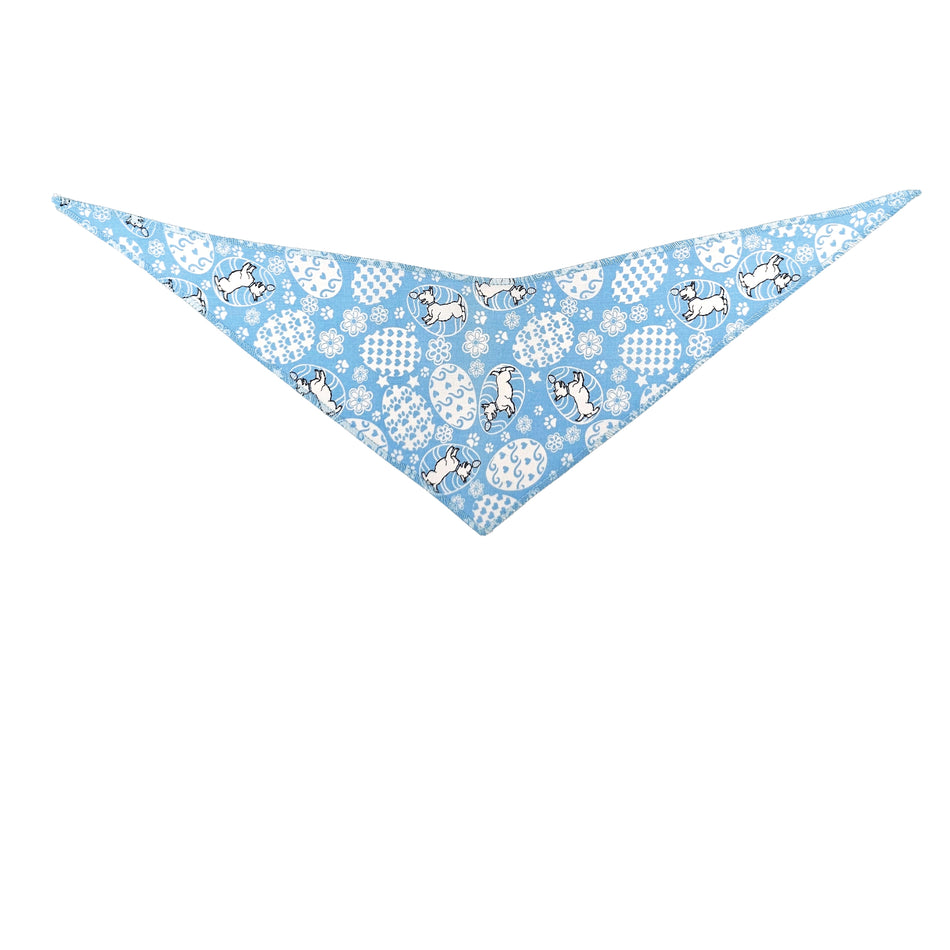 Easter Tie-On Triangle Dog Bandana | Premium V-Neck Pet Bandana for Grooming, Style & Fashion S3148