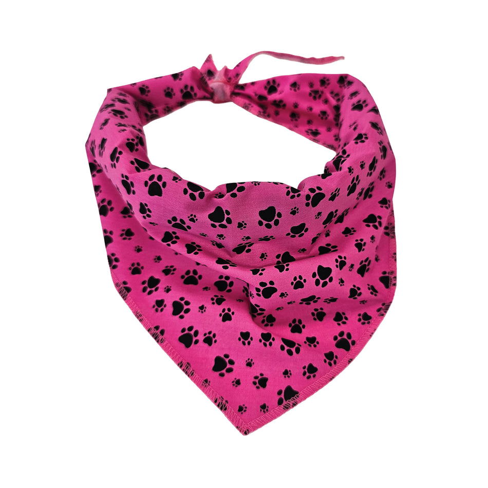 Paws & Bones Tie-On Triangle Dog Bandana | Premium V-Neck Pet Bandana for Grooming, Style & Fashion S3159