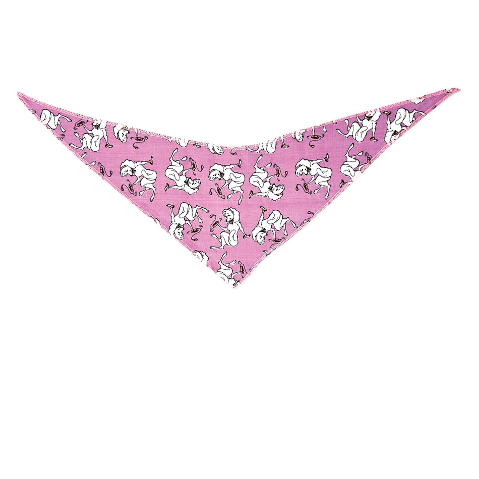 Doggie Tie-On Triangle Dog Bandana | Premium V-Neck Pet Bandana for Grooming, Style & Fashion S3163