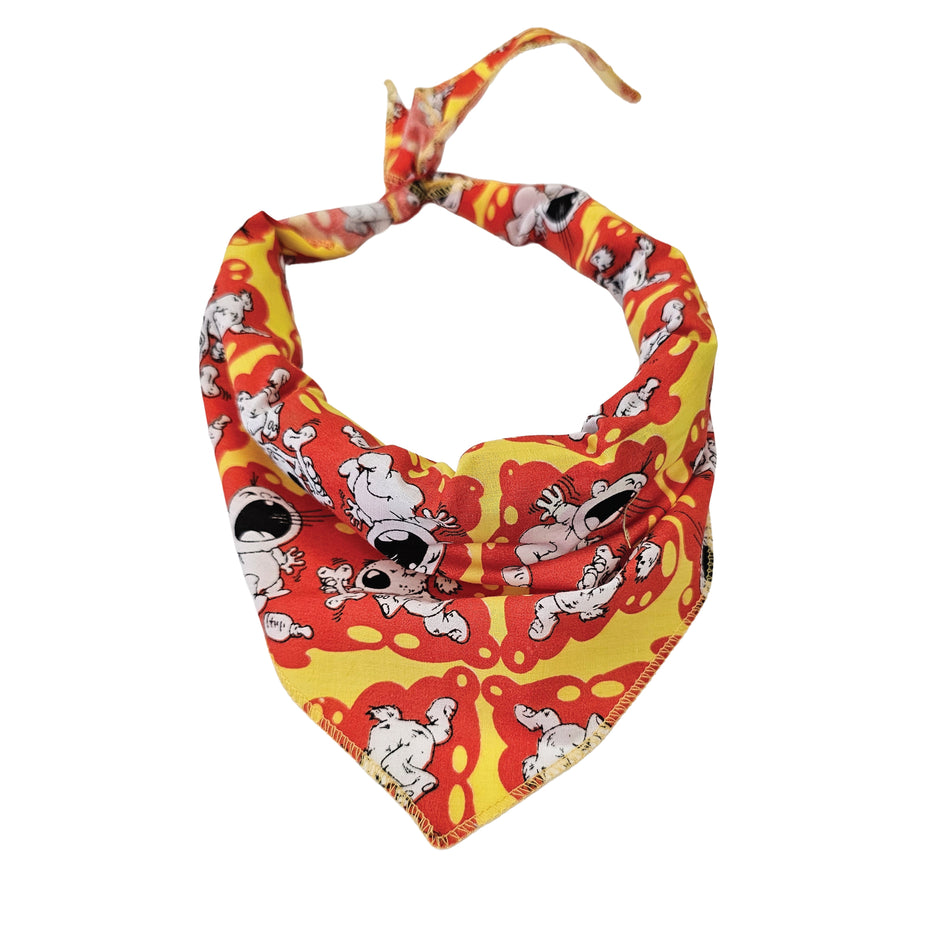 Doggie Tie-On Triangle Dog Bandana | Premium V-Neck Pet Bandana for Grooming, Style & Fashion S3166