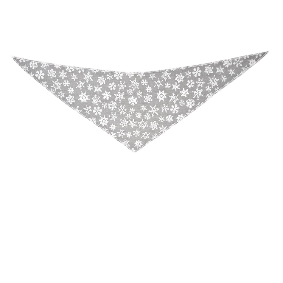 Christmas/Winter Tie-On Triangle Dog Bandana | Premium V-Neck Pet Bandana for Grooming, Style & Fashion S3167
