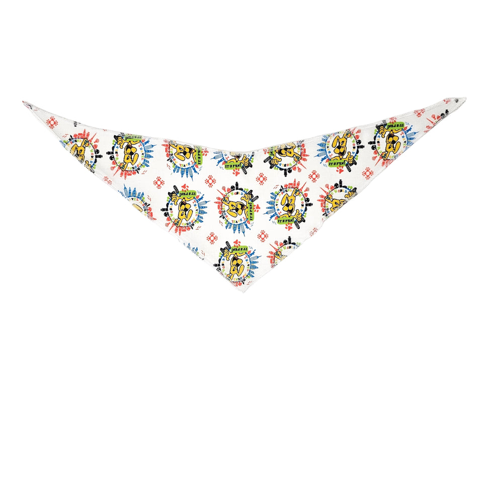 Doggie Tie-On Triangle Dog Bandana | Premium V-Neck Pet Bandana for Grooming, Style & Fashion S3174