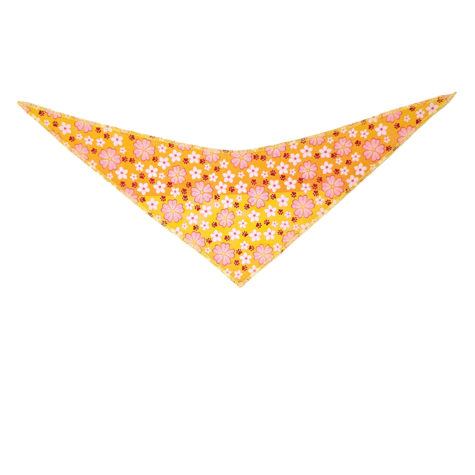 Spring/Summer Tie-On Triangle Dog Bandana | Premium V-Neck Pet Bandana for Grooming, Style & Fashion S3178