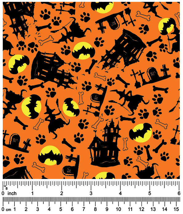 F7181 Halloween Fabric