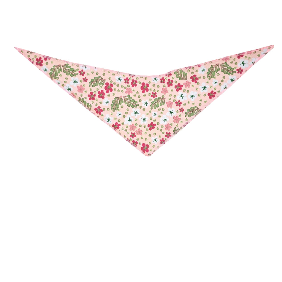 Spring/Summer Tie-On Triangle Dog Bandana | Premium V-Neck Pet Bandana for Grooming, Style & Fashion S3187