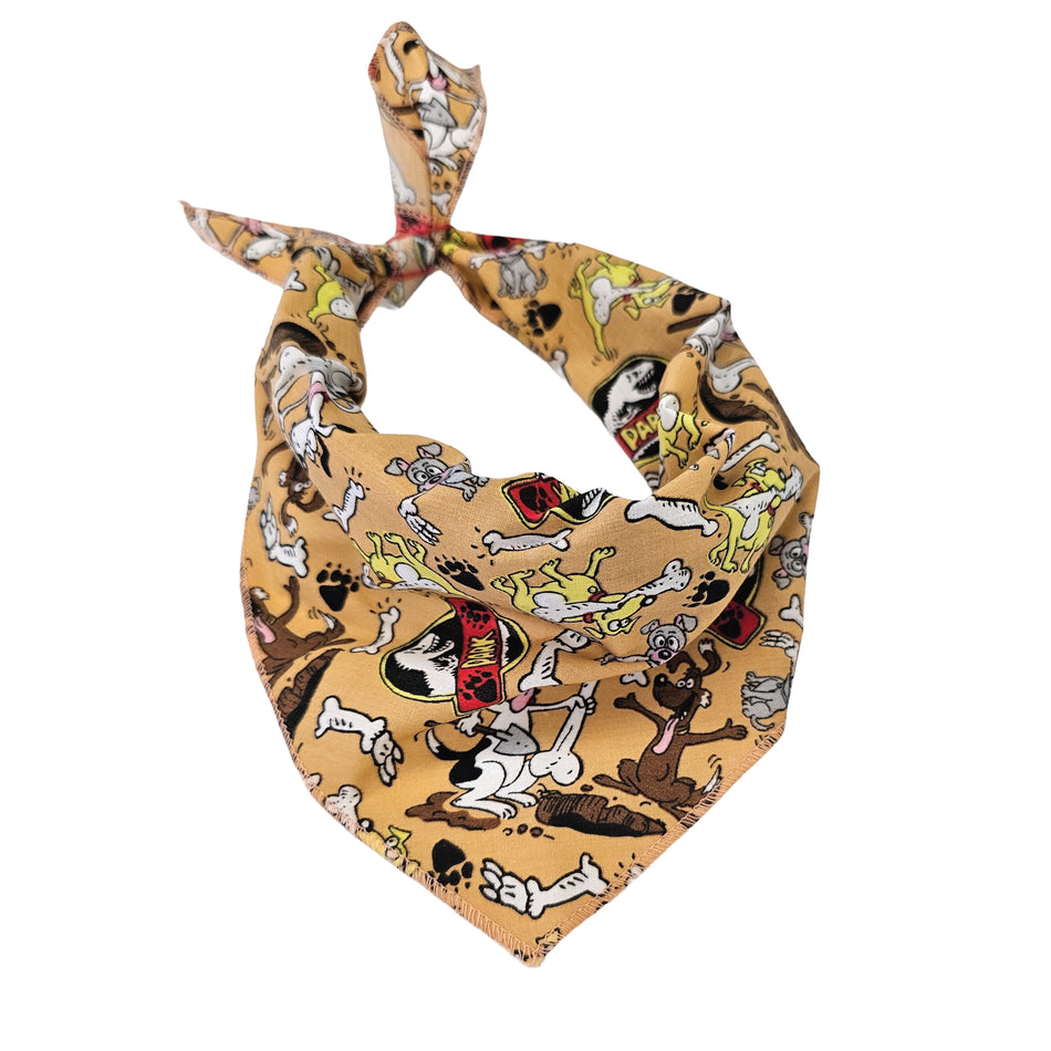 Doggie Tie-On Triangle Dog Bandana | Premium V-Neck Pet Bandana for Grooming, Style & Fashion S3192