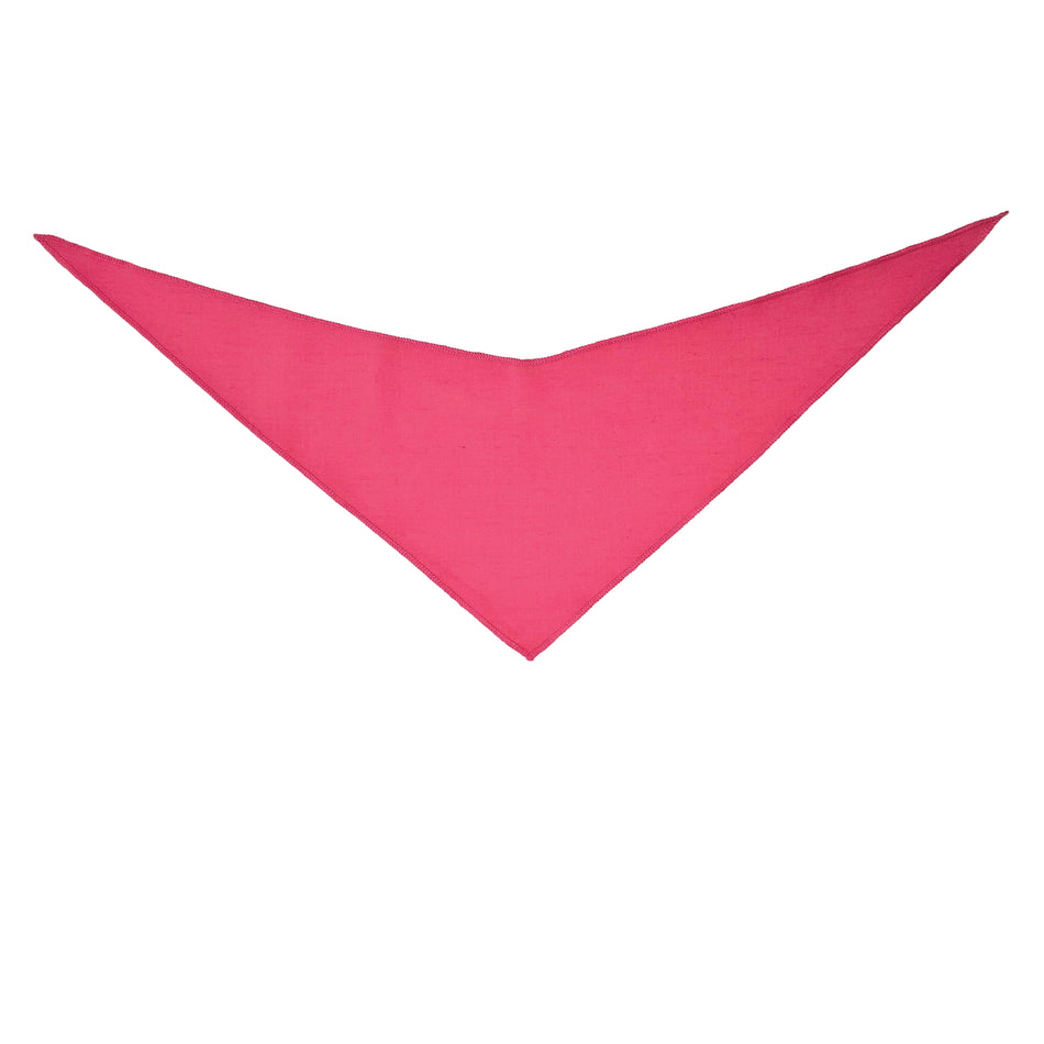 Solid Color Tie-On Triangle Dog Bandana | Premium V-Neck Pet Bandana for Grooming, Style & Fashion S3198