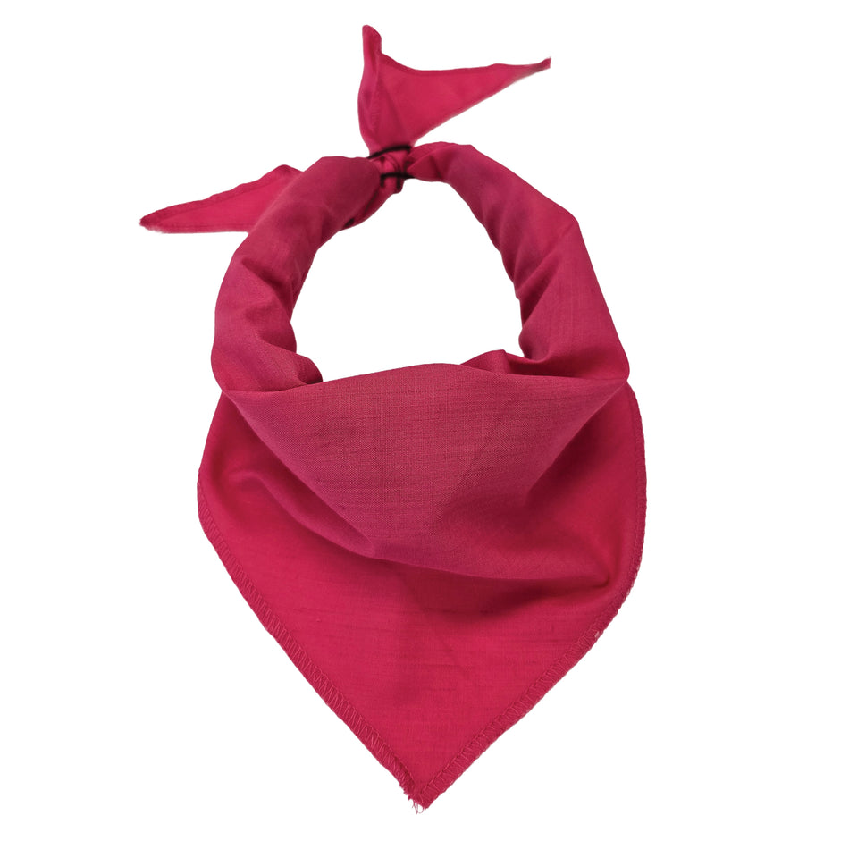Solid Color Tie-On Triangle Dog Bandana | Premium V-Neck Pet Bandana for Grooming, Style & Fashion S3198