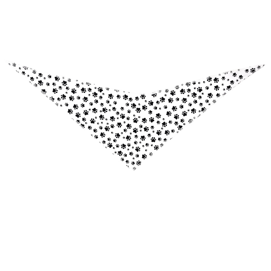 Paws & Bones Tie-On Triangle Dog Bandana | Premium V-Neck Pet Bandana for Grooming, Style & Fashion S3200