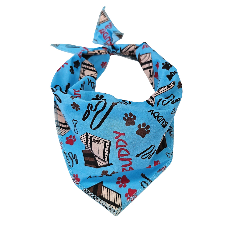 Doggie Tie-On Triangle Dog Bandana | Premium V-Neck Pet Bandana for Grooming, Style & Fashion S3208