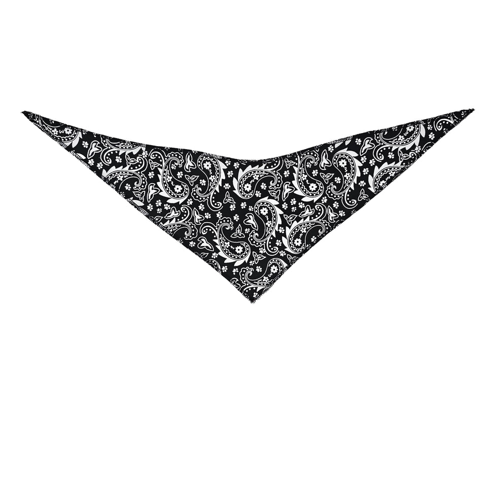 Paws & Bones Tie-On Triangle Dog Bandana | Premium V-Neck Pet Bandana for Grooming, Style & Fashion S3217