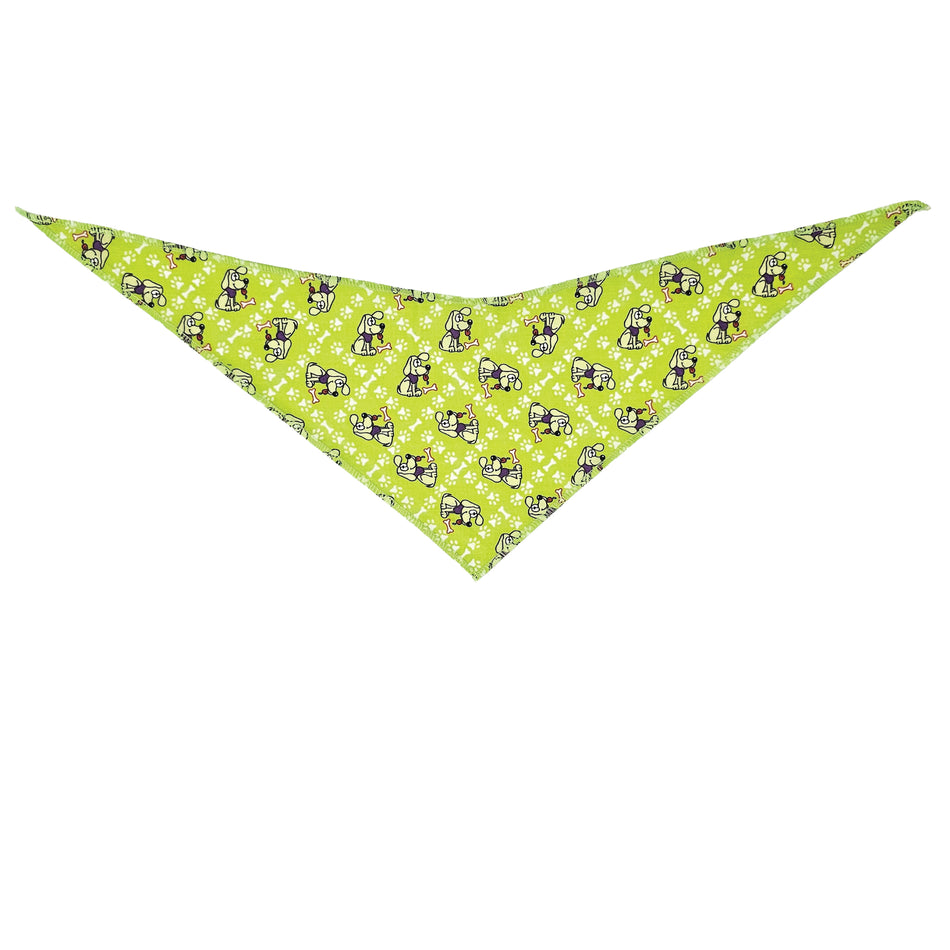 Doggie Tie-On Triangle Dog Bandana | Premium V-Neck Pet Bandana for Grooming, Style & Fashion S3218