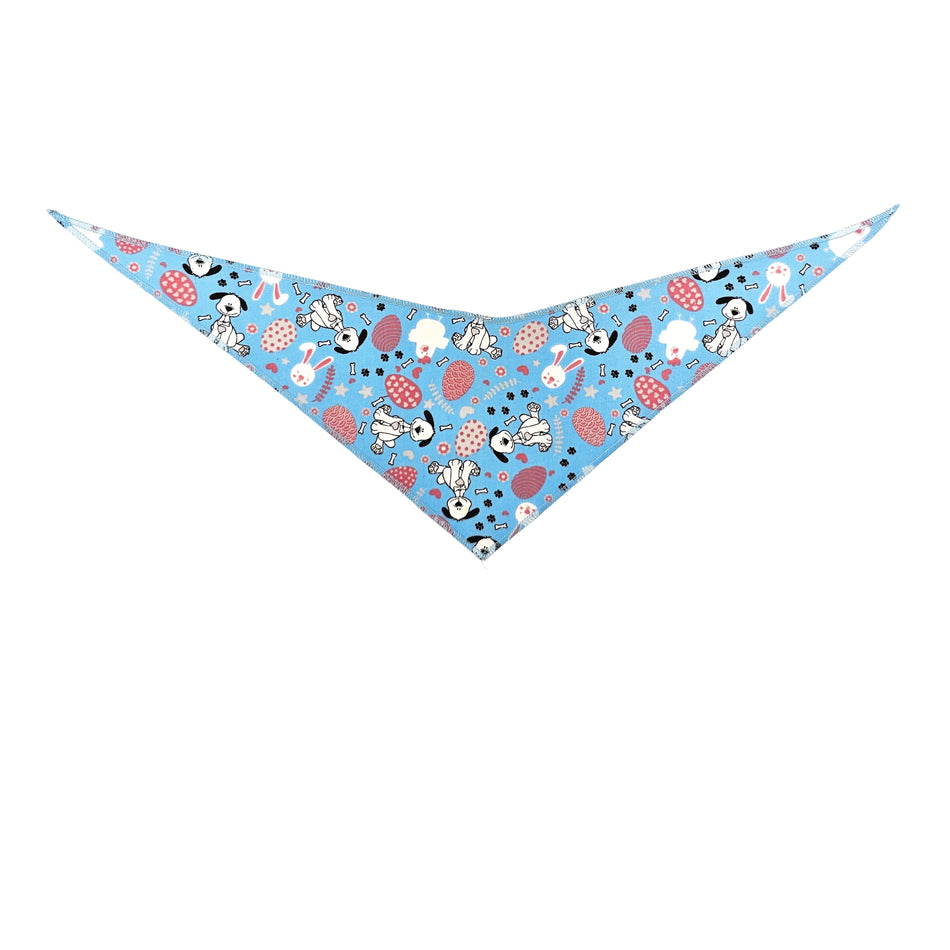 Easter Tie-On Triangle Dog Bandana | Premium V-Neck Pet Bandana for Grooming, Style & Fashion S3227