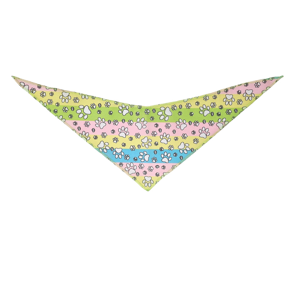 Paws & Bones_Easter Tie-On Triangle Dog Bandana | Premium V-Neck Pet Bandana for Grooming, Style & Fashion S3025