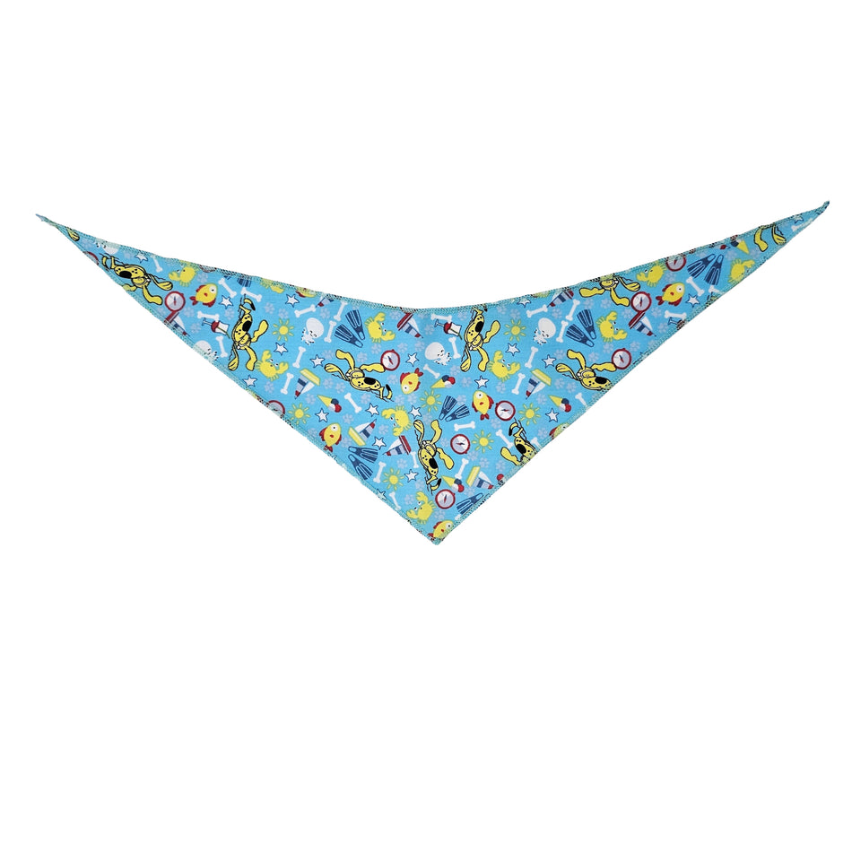 Summer_Doggie Tie-On Triangle Dog Bandana | Premium V-Neck Pet Bandana for Grooming, Style & Fashion S3026