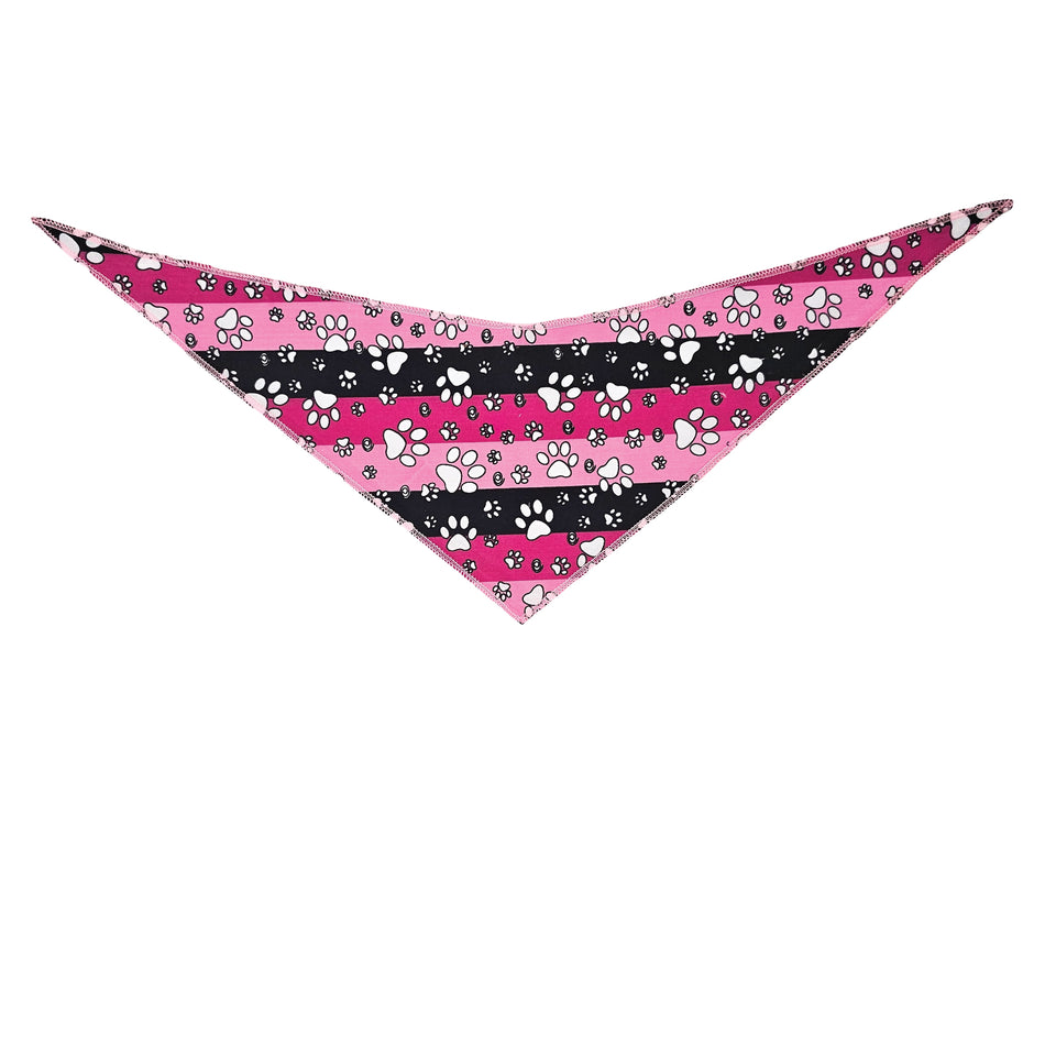 Paws & Bones Tie-On Triangle Dog Bandana | Premium V-Neck Pet Bandana for Grooming, Style & Fashion S3260