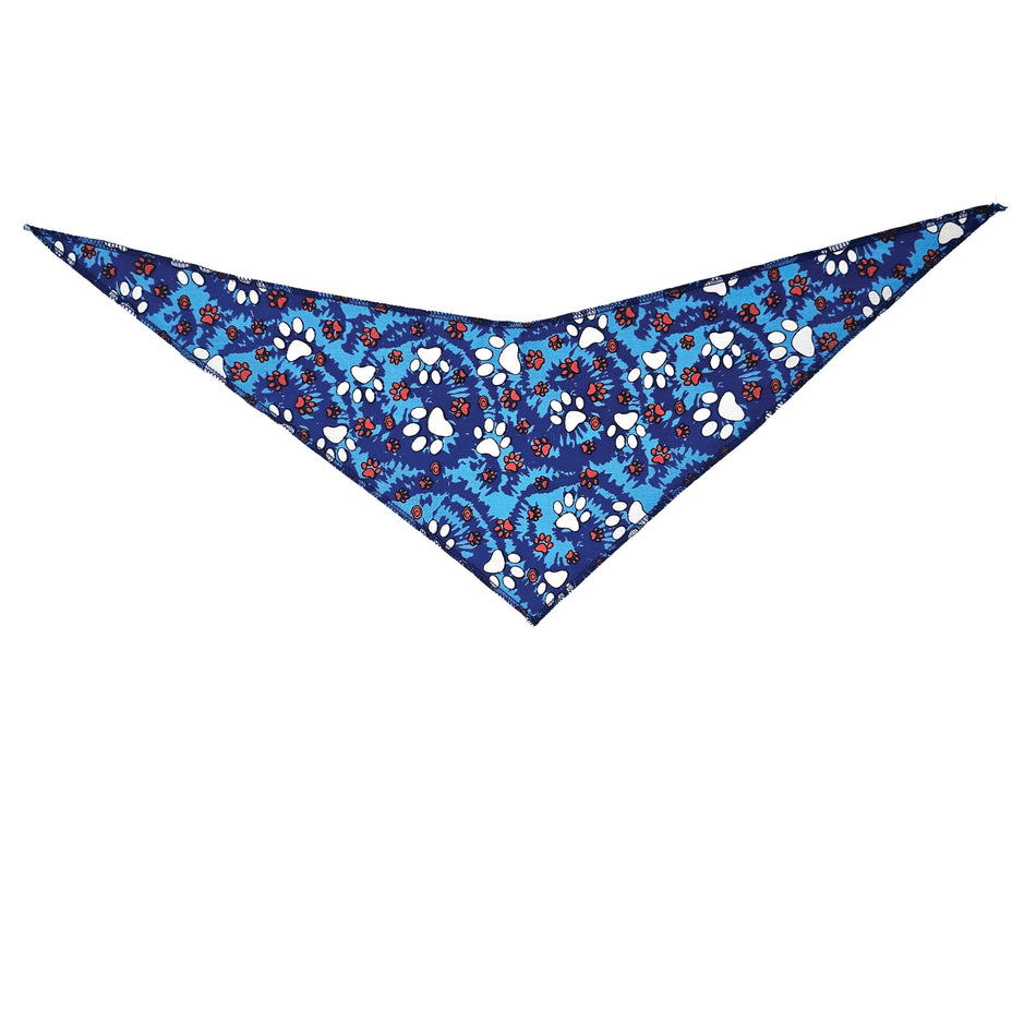 Paws & Bones Tie-On Triangle Dog Bandana | Premium V-Neck Pet Bandana for Grooming, Style & Fashion S3265