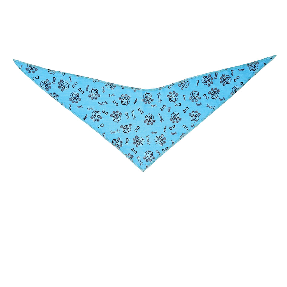 Paws & Bones Tie-On Triangle Dog Bandana | Premium V-Neck Pet Bandana for Grooming, Style & Fashion S3270