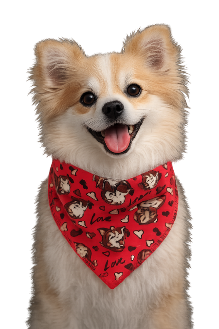S3276 Valentine's Doggie Bandana