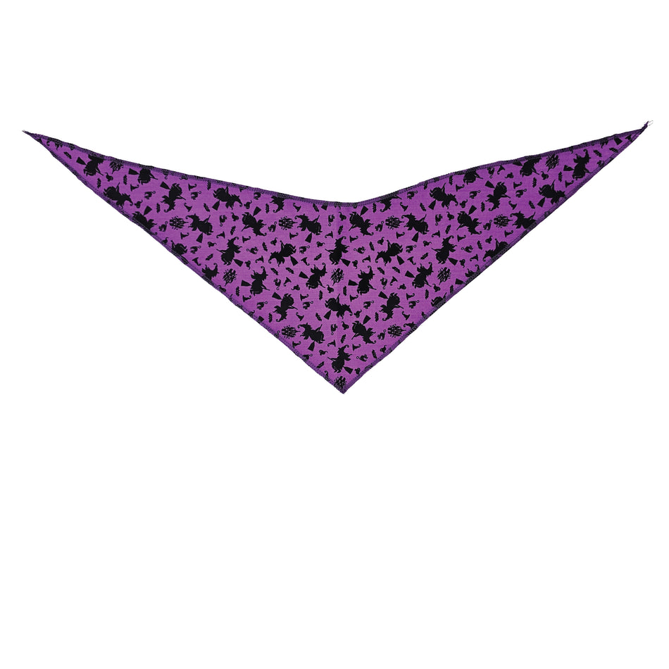 Halloween Tie-On Triangle Dog Bandana | Premium V-Neck Pet Bandana for Grooming, Style & Fashion S3031