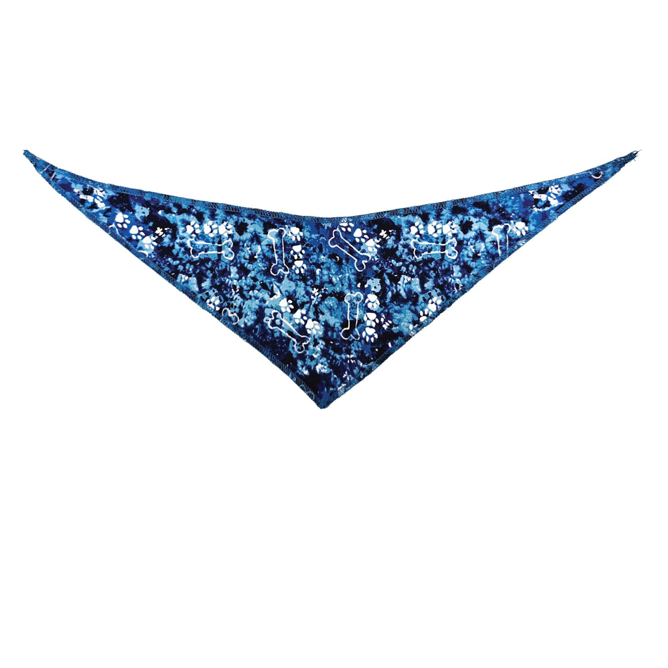 Paws & Bones Tie-On Triangle Dog Bandana | Premium V-Neck Pet Bandana for Grooming, Style & Fashion S3034