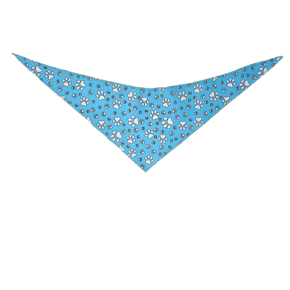 Paws & Bones Tie-On Triangle Dog Bandana | Premium V-Neck Pet Bandana for Grooming, Style & Fashion S3036