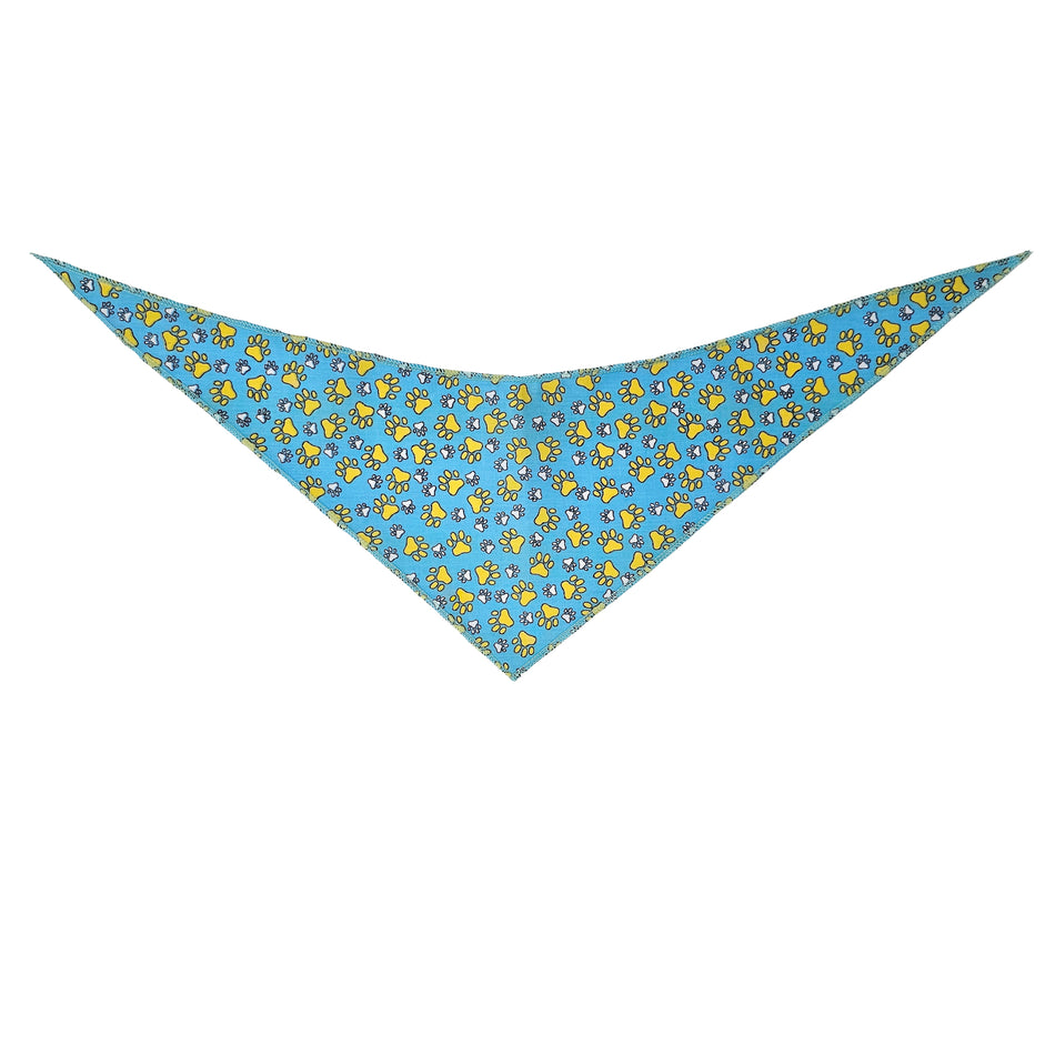 Paws & Bones_Summer Tie-On Triangle Dog Bandana | Premium V-Neck Pet Bandana for Grooming, Style & Fashion S3040