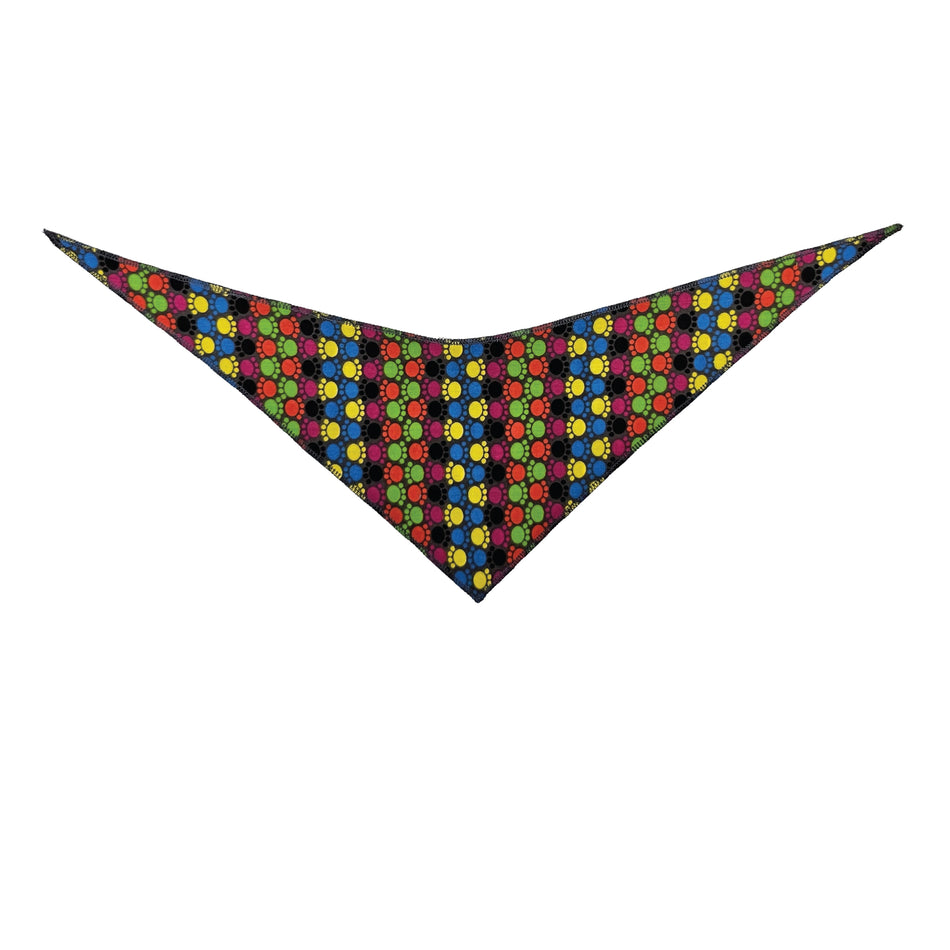 Paws & Bones Tie-On Triangle Dog Bandana | Premium V-Neck Pet Bandana for Grooming, Style & Fashion S3045