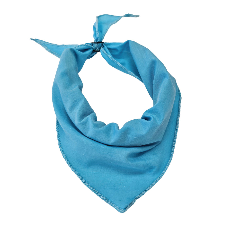 Solid Color Tie-On Triangle Dog Bandana | Premium V-Neck Pet Bandana for Grooming, Style & Fashion S3048