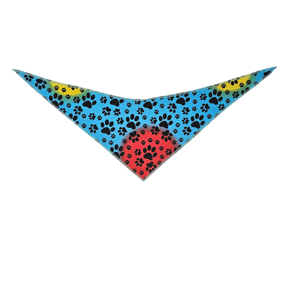 Paws & Bones Tie-On Triangle Dog Bandana | Premium V-Neck Pet Bandana for Grooming, Style & Fashion S3053