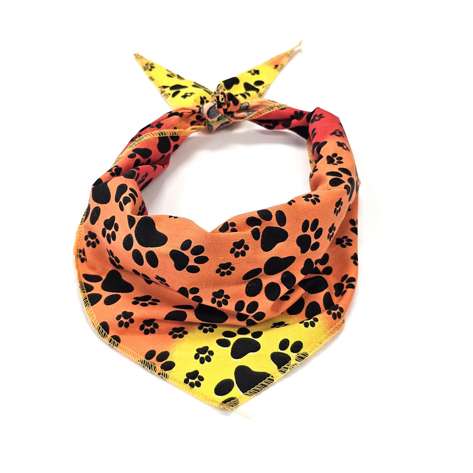 Paws & Bones Tie-On Triangle Dog Bandana | Premium V-Neck Pet Bandana for Grooming, Style & Fashion S3055