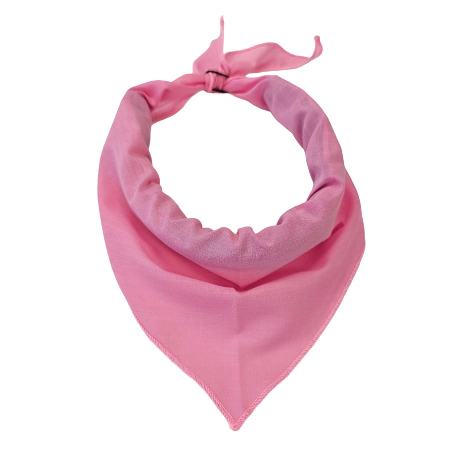 Solid Color Tie-On Triangle Dog Bandana | Premium V-Neck Pet Bandana for Grooming, Style & Fashion S3060