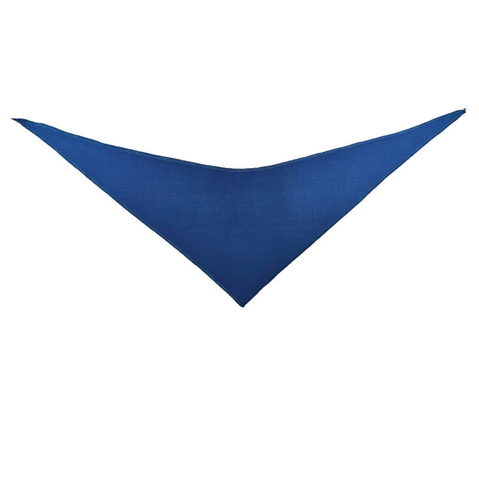 Solid Color Tie-On Triangle Dog Bandana | Premium V-Neck Pet Bandana for Grooming, Style & Fashion S3063