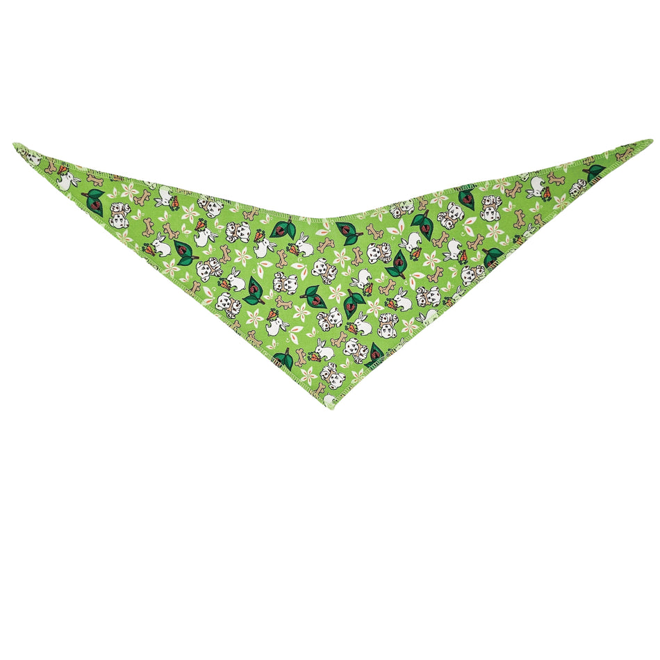 Easter_Spring Tie-On Triangle Dog Bandana | Premium V-Neck Pet Bandana for Grooming, Style & Fashion S3070
