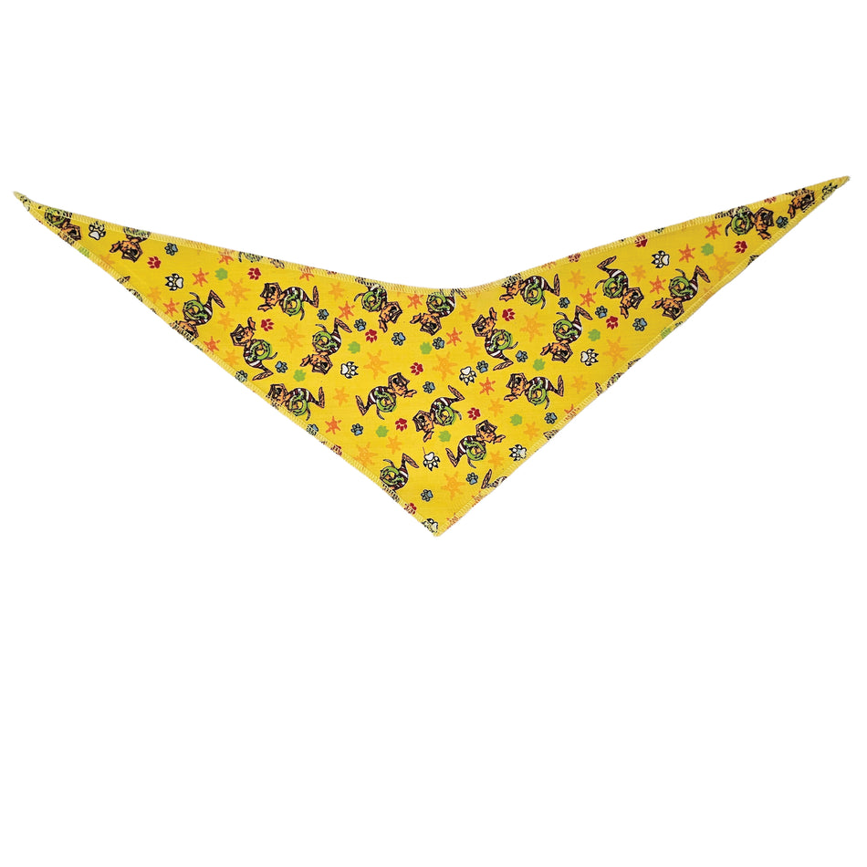 Summer_Doggie Tie-On Triangle Dog Bandana | Premium V-Neck Pet Bandana for Grooming, Style & Fashion S3072