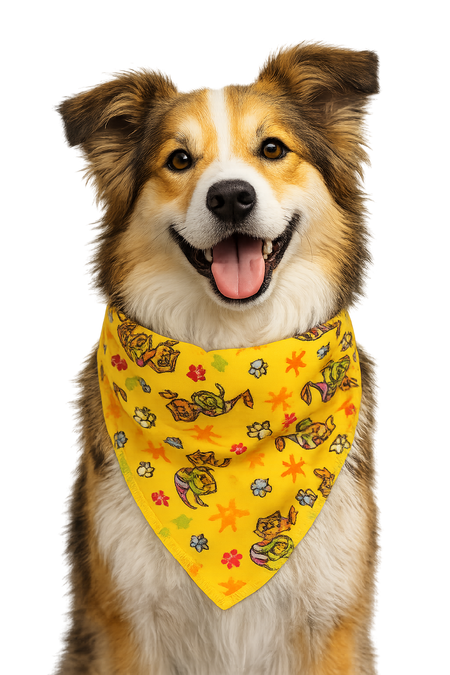 PKS10 60 Assorted SPRING SUMMER Tieback Dog Grooming Bandana/ Groomers  Bulk Package