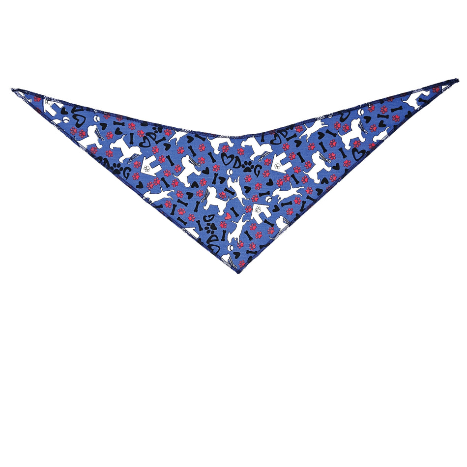 Doggie Tie-On Triangle Dog Bandana | Premium V-Neck Pet Bandana for Grooming, Style & Fashion S3079