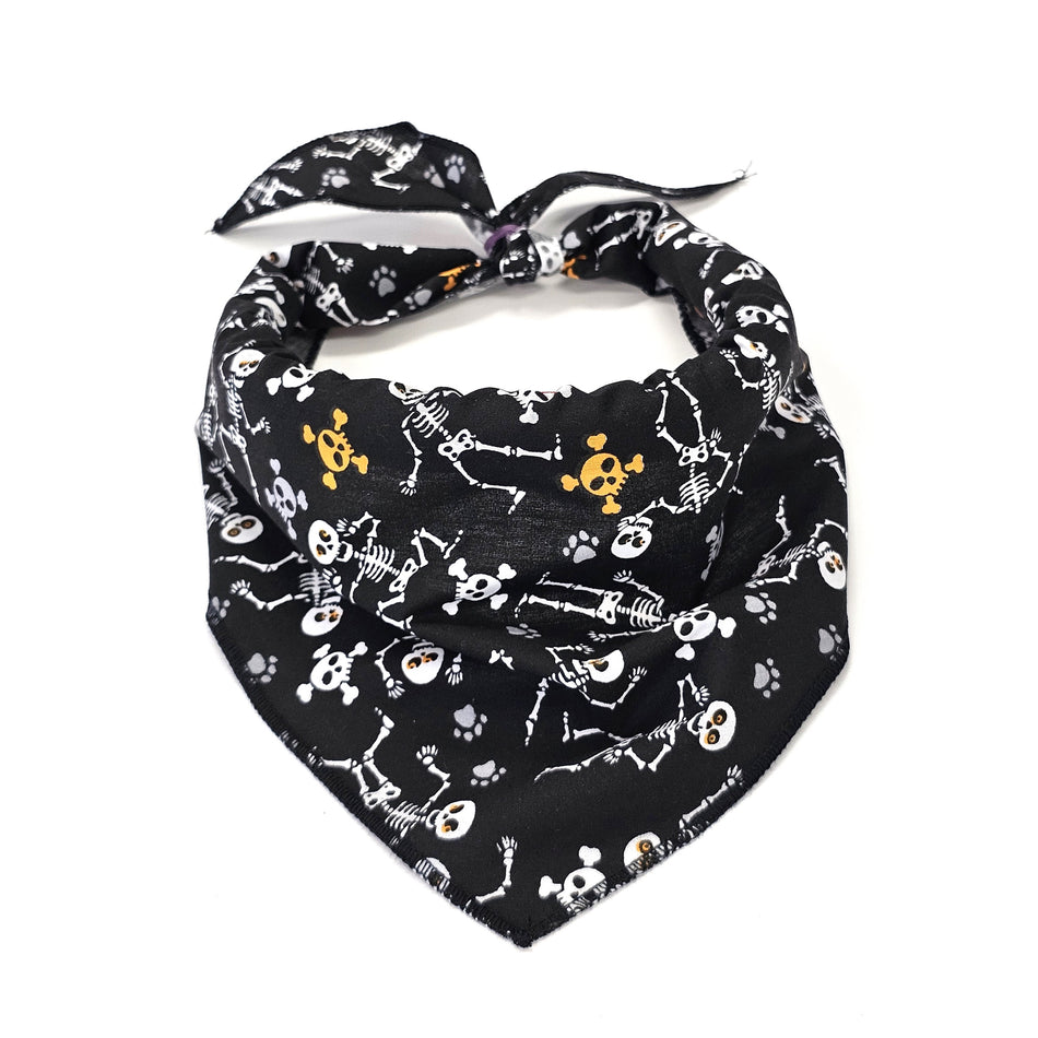 Halloween Tie-On Triangle Dog Bandana | Premium V-Neck Pet Bandana for Grooming, Style & Fashion S3081