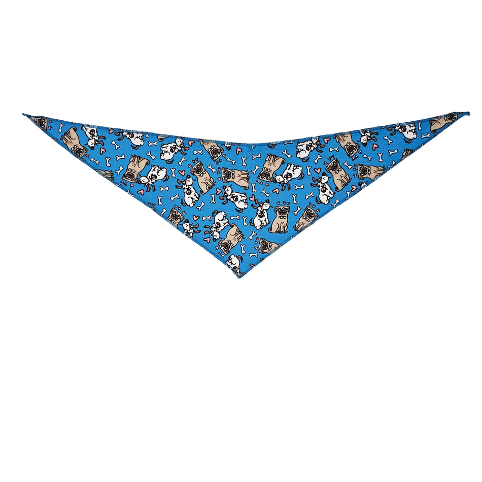 Doggie_Valentine's Day Tie-On Triangle Dog Bandana | Premium V-Neck Pet Bandana for Grooming, Style & Fashion S3085