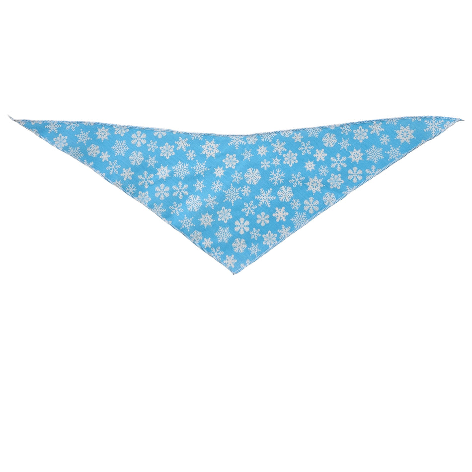 Christmas/Winter Tie-On Triangle Dog Bandana | Premium V-Neck Pet Bandana for Grooming, Style & Fashion S3097