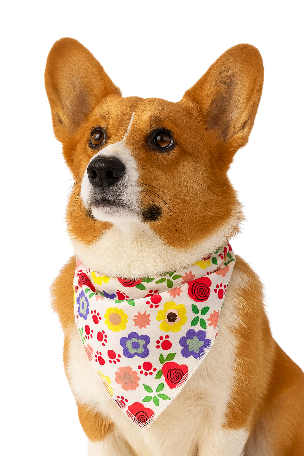 S3274 Flowers  Bandana
