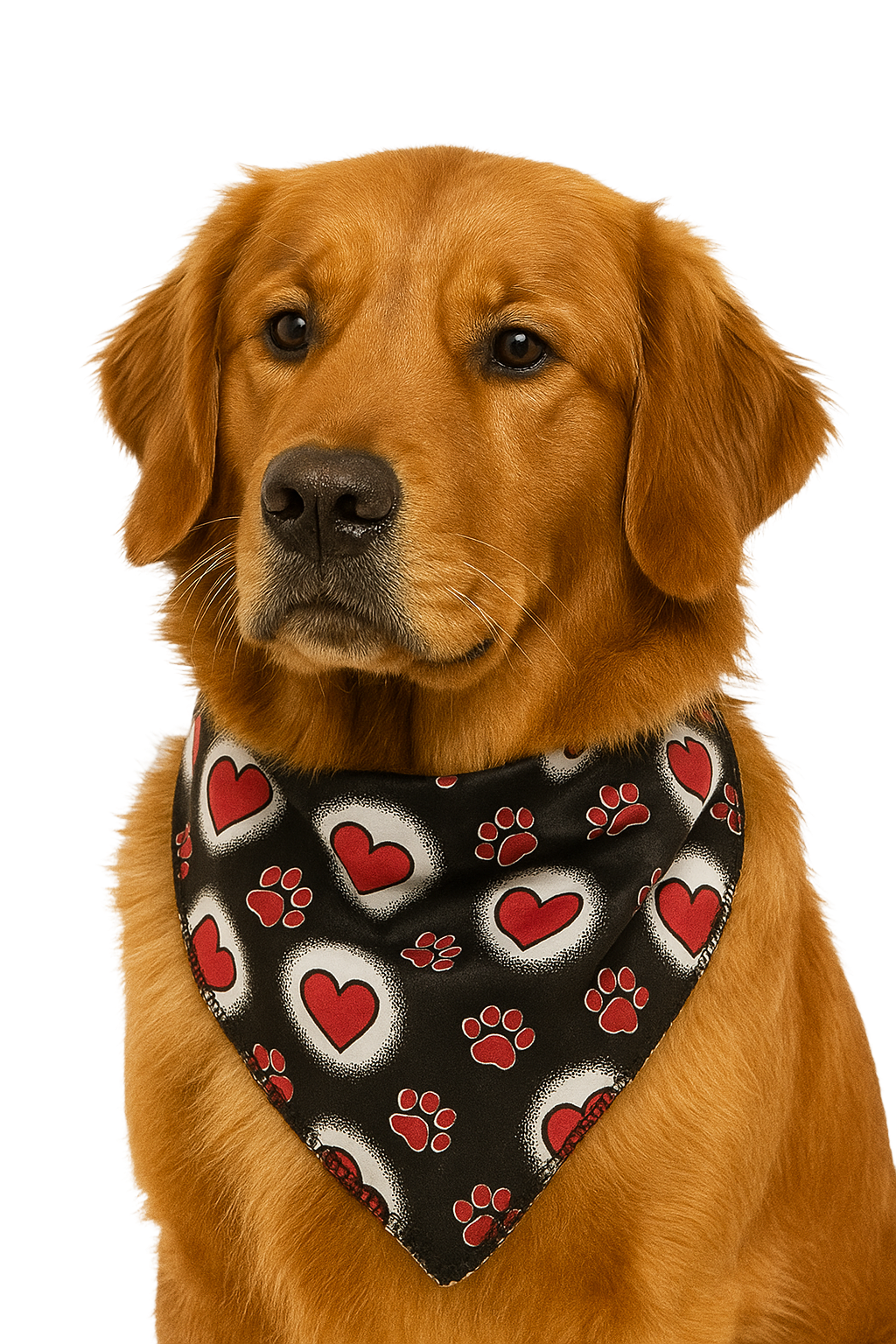 S3275 Hearts & Paws Doggie Bandana