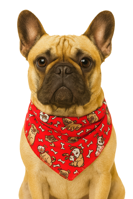 SA3072 Valentine's Doggie Bandana Red